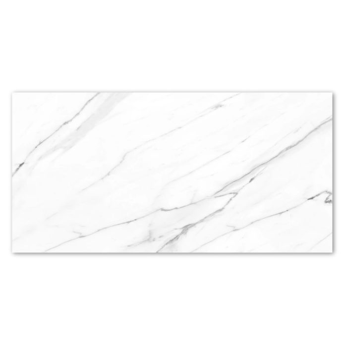 Πλακάκι Εσωτερικού Χώρου Glossy Bianco Staturio 60x120cm, emigres