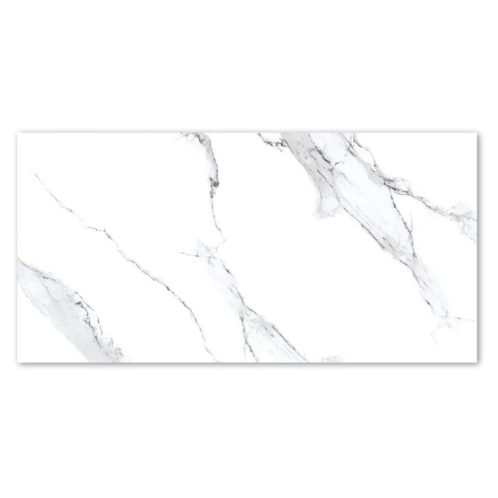 Πλακάκι Εσωτερικού Χώρου Glossy Belmonte White 60x120cm, emigres