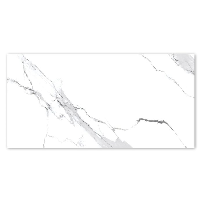 Πλακάκι Εσωτερικού Χώρου Glossy Belmonte White 60x120cm -